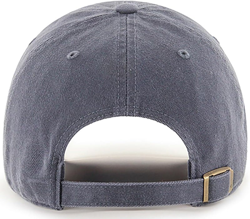 47 Brand MLB Vintage Navy Primary Logo Clean Up Adjustable Baseball Cap Hat, Adult One Size Fits All - Image 2